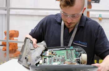 Repair of electronic circuit board